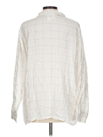 Flax Long Sleeve Button-Down Shirt (view 2)
