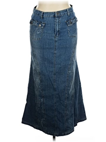 Unbranded Denim Skirt (view 1)