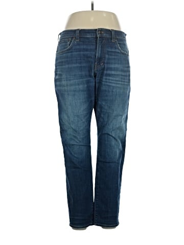 Madewell Athletic Slim Jeans in Leeward Wash: COOLMAX&reg; Denim Edition (view 1)