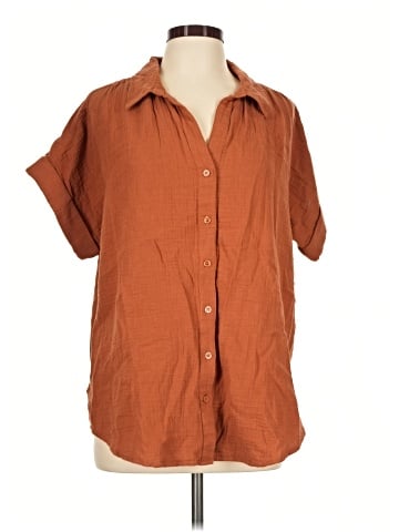 Caslon Short Sleeve Blouse (view 1)