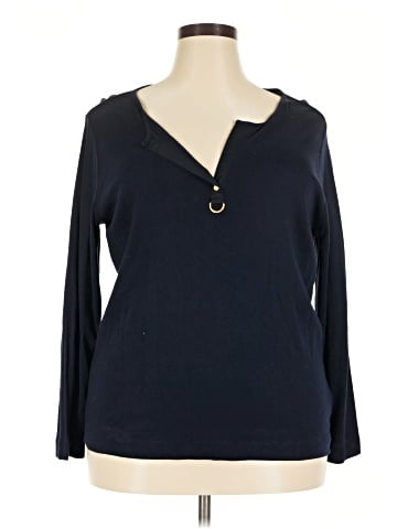 Lauren by Ralph Lauren Long Sleeve Henley (view 1)