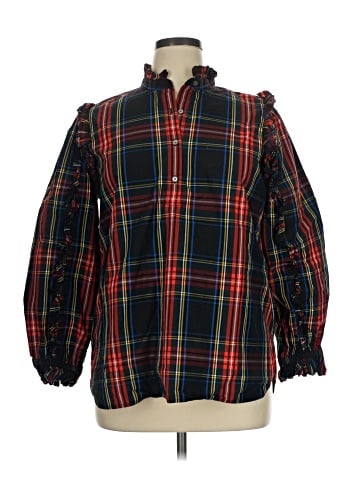 J.Crew 3/4 Sleeve Button-Down Shirt (view 1)