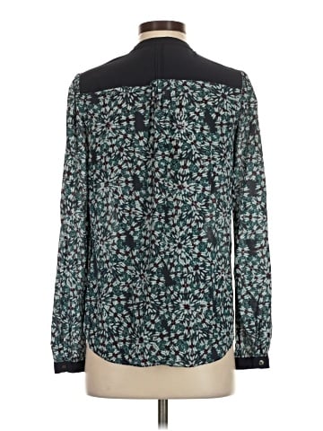 Moulinette Soeurs Long Sleeve Silk Top (view 2)