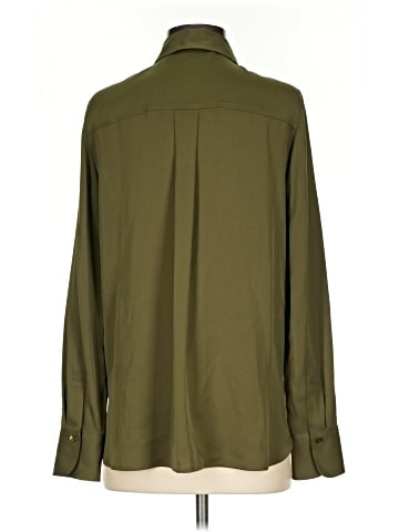 Vince. Long Sleeve Silk Top (view 2)