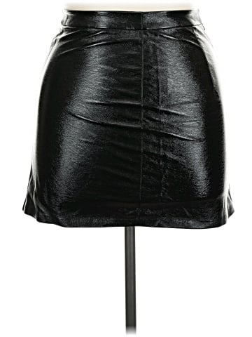 Free Press Faux Leather Skirt (view 1)