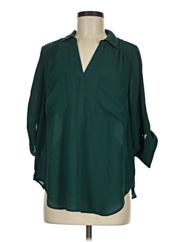 Torrid 3/4 Sleeve Blouse (view 1)