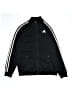 Adidas 100% Polyester Black Track Jacket Size 14 - photo 1