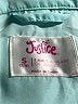 Justice 100% Polyester Color Block Green Jacket Size 7 - 8 - photo 3