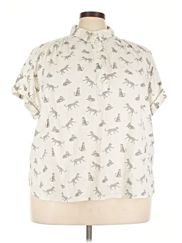 Lane Bryant Short Sleeve Blouse (view 1)