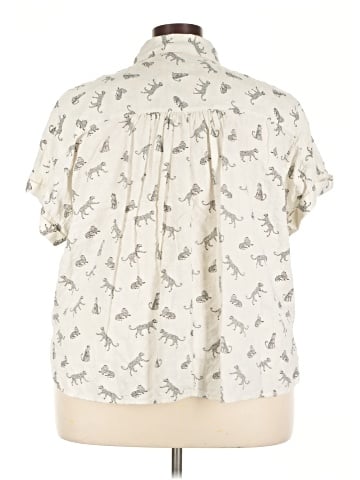 Lane Bryant Short Sleeve Blouse (view 2)
