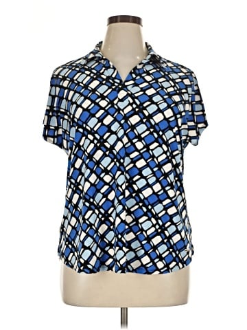 Jones New York Signature Short Sleeve Blouse (view 1)