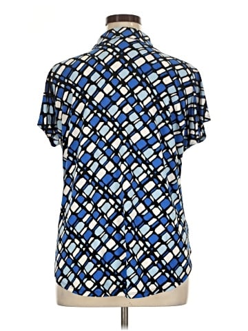 Jones New York Signature Short Sleeve Blouse (view 2)