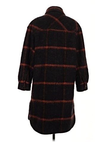 Madewell Long Shirt-Jacket in Windowpane (view 2)