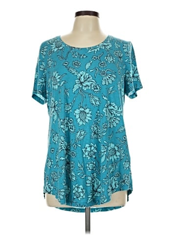 JM Collection Short Sleeve Blouse (view 1)