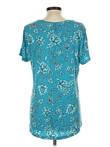 JM Collection Short Sleeve Blouse (view 2)