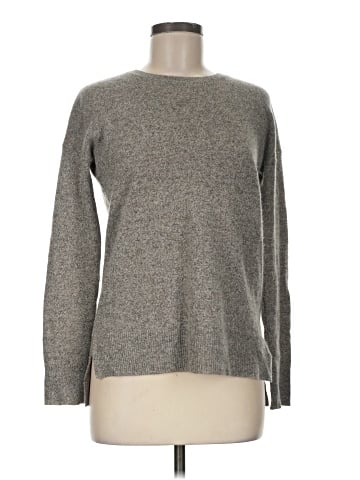 Aqua Cashmere Pullover Sweater (view 1)