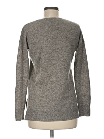 Aqua Cashmere Pullover Sweater (view 2)