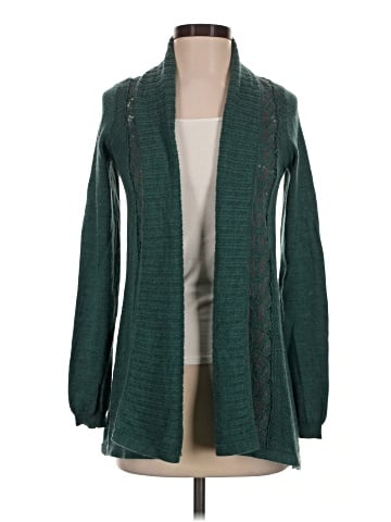 Knitted & Knotted Wool Cardigan (view 1)