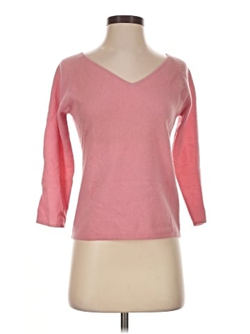 White + Warren Cashmere Pullover Sweater (view 1)