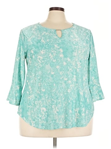 Notations 3/4 Sleeve Blouse (view 1)