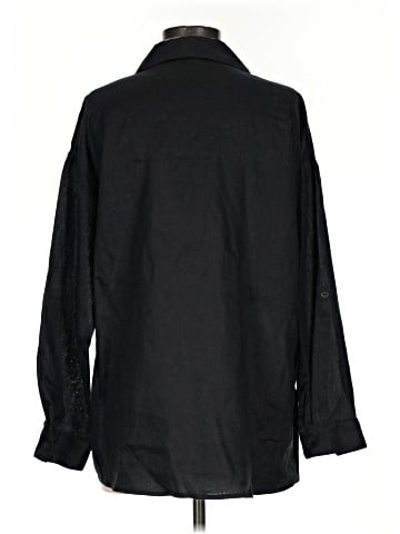 Magaschoni 3/4 Sleeve Button-Down Shirt (view 2)
