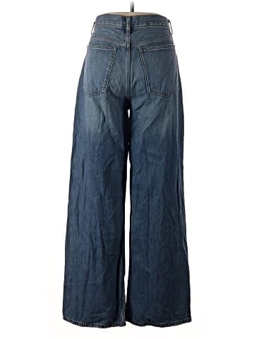 Madewell Low-Slung Baggy Jeans in Airy Denim (view 2)