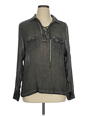 Rock & Republic Long Sleeve Blouse (view 1)
