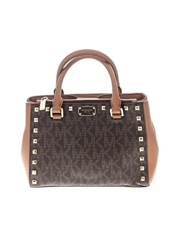 MICHAEL Michael Kors Leather Satchel (view 1)