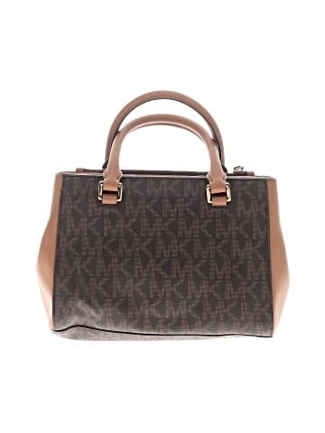 MICHAEL Michael Kors Leather Satchel (view 2)