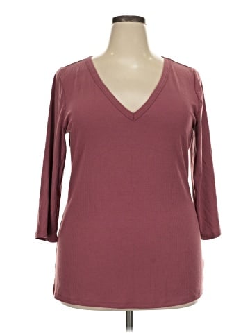 Torrid 3/4 Sleeve T-Shirt (view 1)