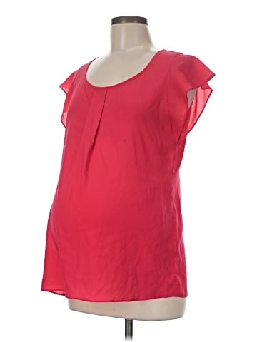 Motherhood Short Sleeve Blouse (view 1)