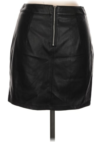 Garage Faux Leather Skirt (view 2)