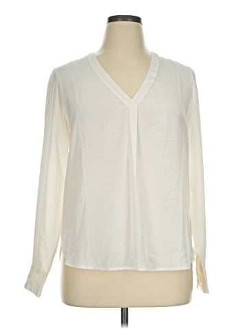 J.Crew Long Sleeve Silk Top (view 1)