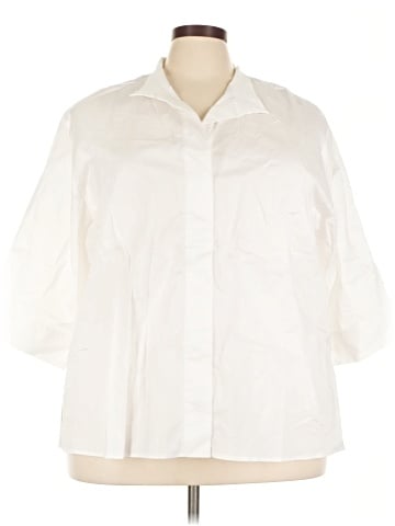 Elie Tahari 3/4 Sleeve Button-Down Shirt (view 1)