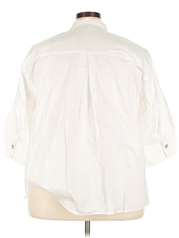 Elie Tahari 3/4 Sleeve Button-Down Shirt (view 2)
