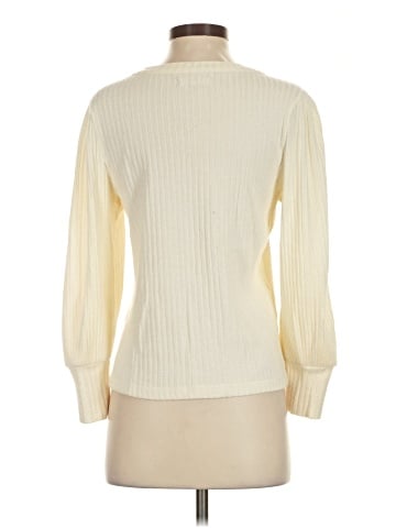 Madewell Brushed Rib Pleat-Sleeve Top (view 2)