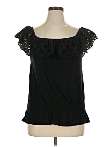 Lauren by Ralph Lauren Short Sleeve Top (view 1)