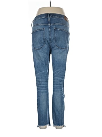 Madewell 9" High-Rise Skinny Crop Jeans: Destructed-Hem Edition (view 2)