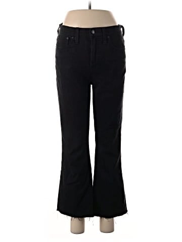 Madewell Cali Demi-Boot Jeans in Black Frost: TENCEL&trade; Denim Edition (view 1)