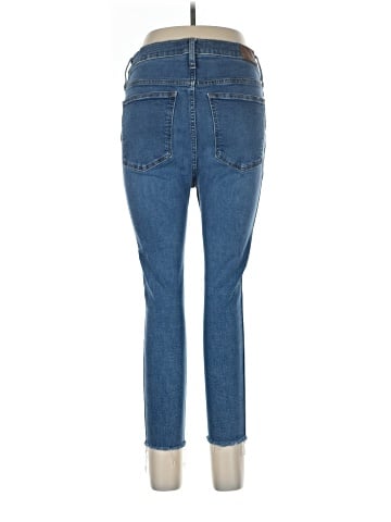 Madewell 10" High-Rise Skinny Jeans in Mackey Wash: Button-Front Edition (view 2)