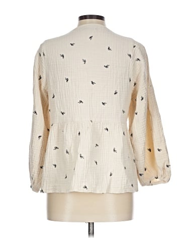 Madewell 3/4 Sleeve Blouse (view 2)