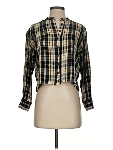 Lou & Grey 3/4 Sleeve Button-Down Shirt (view 1)