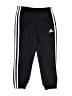 Adidas 100% Polyester Black Track Pants Size 5 - photo 1