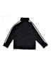 Adidas 100% Polyester Solid Black Track Jacket Size 5 - photo 2