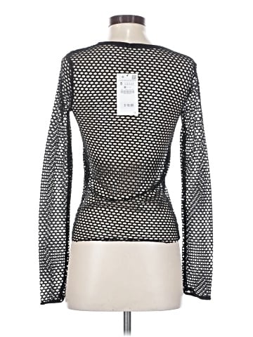 Zara W&B Collection Long Sleeve Top (view 2)