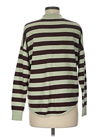 Madewell Ashbury Mockneck Sweater in Kelsey Stripe (view 2)