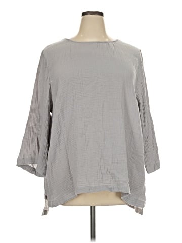 Purejill 3/4 Sleeve Blouse (view 1)