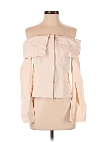 Topshop Long Sleeve Blouse (view 1)