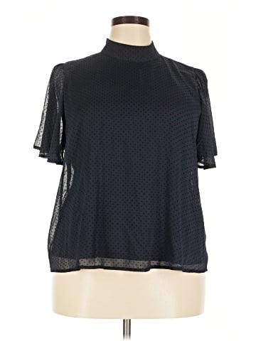 LC Lauren Conrad Short Sleeve Blouse (view 1)