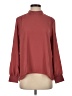 Three Eighty Two 100% Polyester Burgundy Long Sleeve Blouse Size XS - photo 1